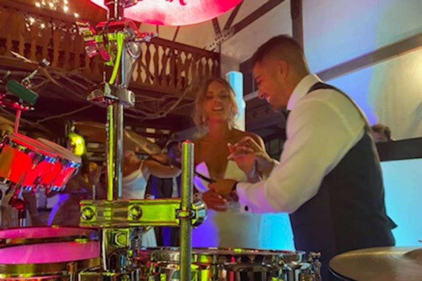 Bride & Groom on Percussion