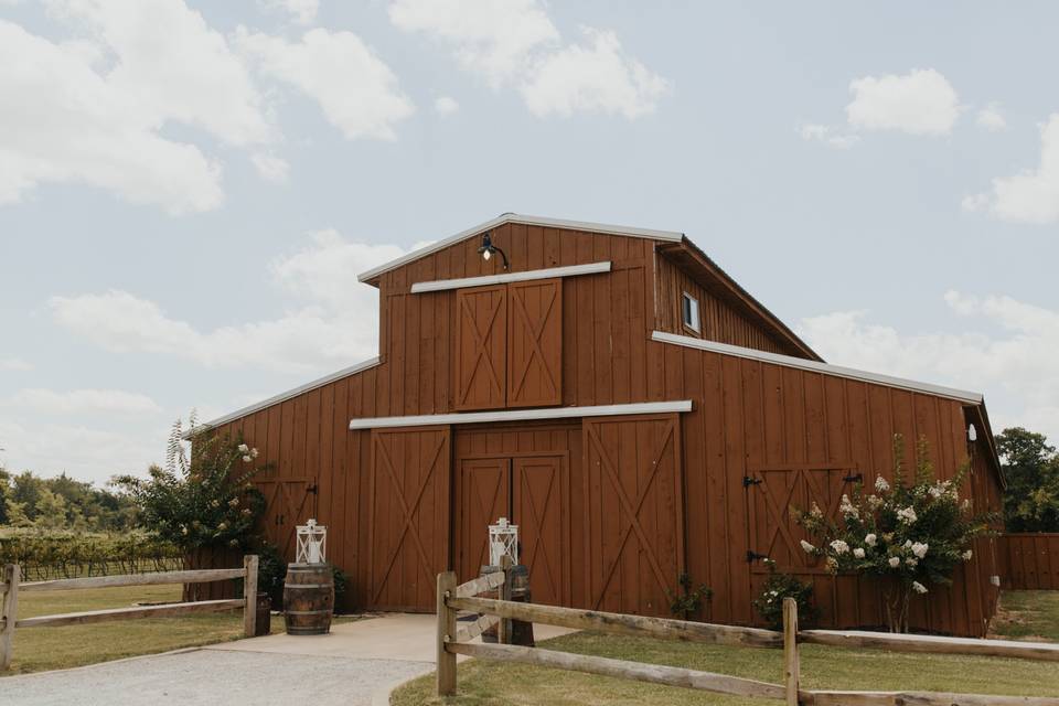 Indoor Wedding Barn Option