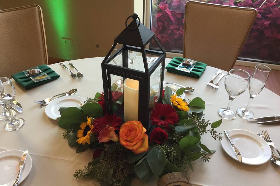 Lantern centerpiece