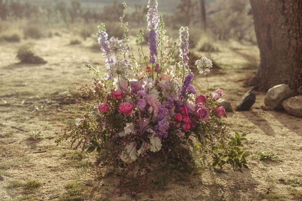 Large Floor Ceremony Flower Ar