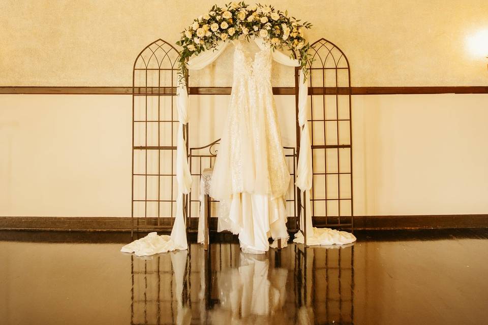 Floral Swag for Venue Arch