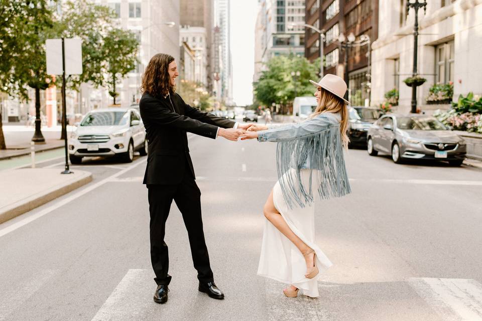 Dancing in the streets