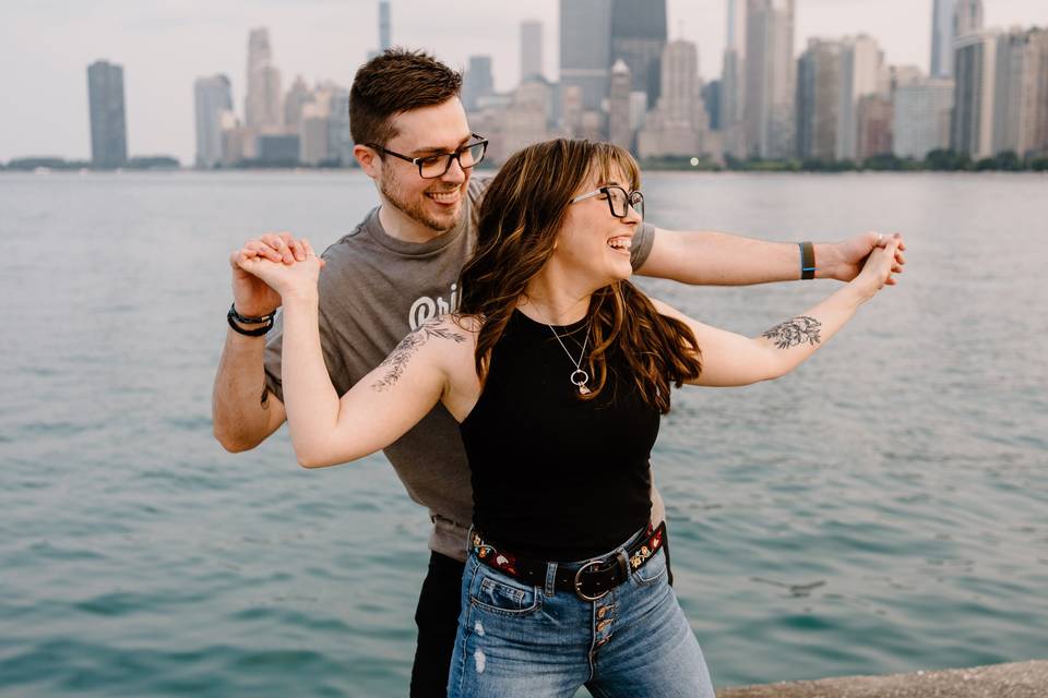 North Ave Engagement Session!