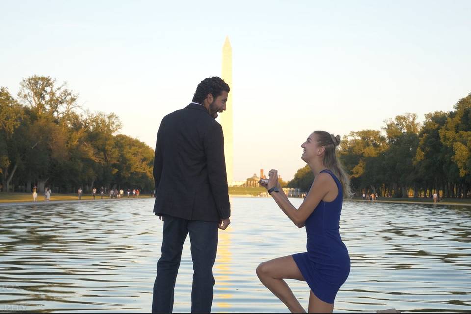 Katelyn and Pablo getting engaged