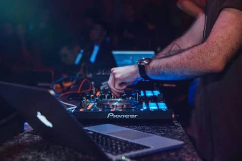DJ Joe in his element