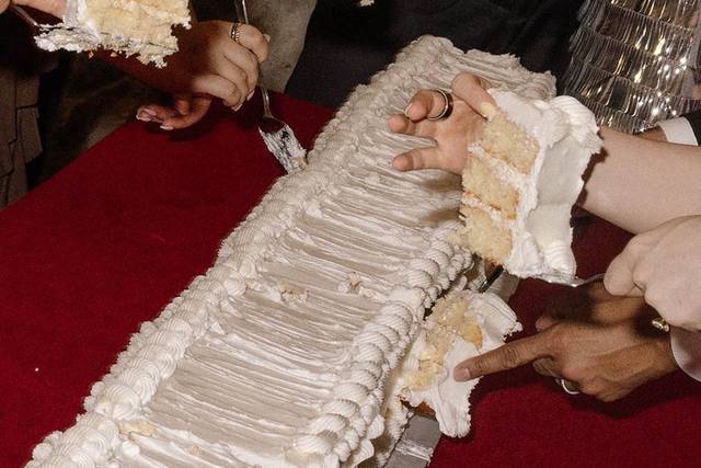 Wedding Cake Toast