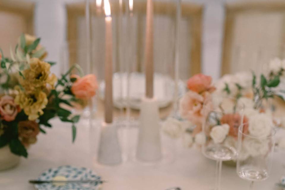 Residential Wedding Tablescape