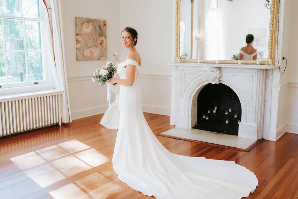 Bride in Parlor