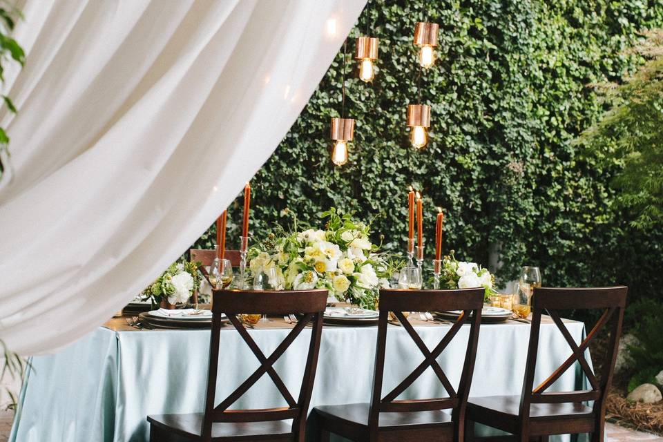 Wedding tablescape