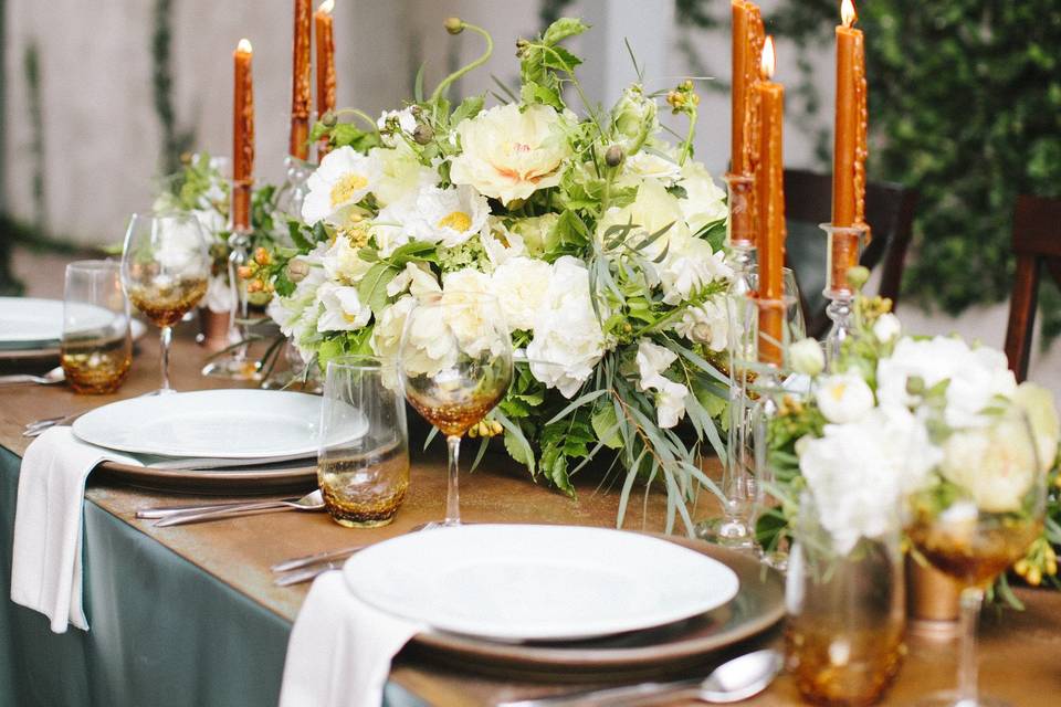 Wedding tablescape