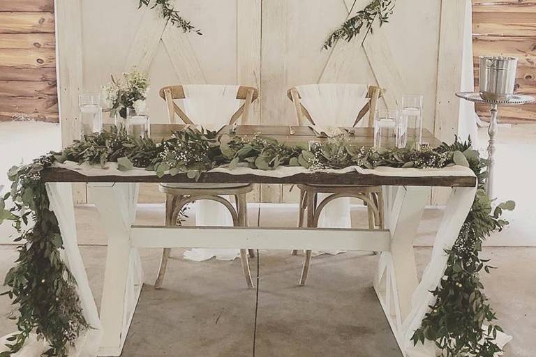 Sweetheart table