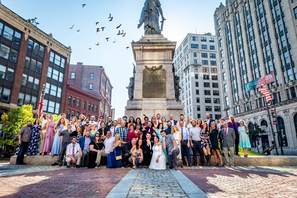 Downtown wedding