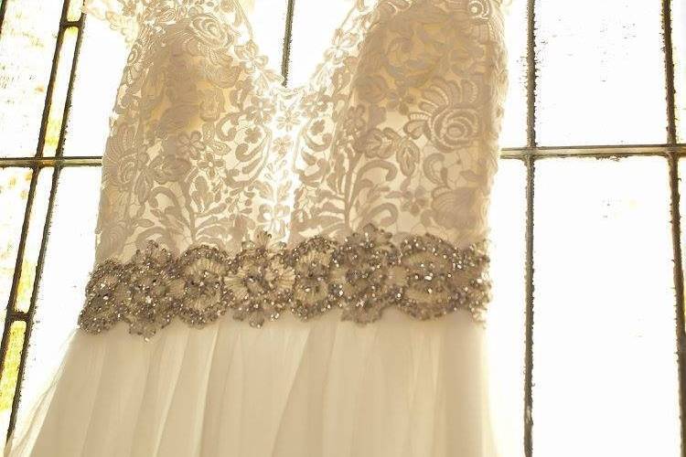 Bridal wedding gown