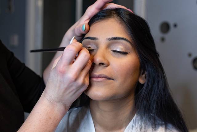 Bride Getting Ready