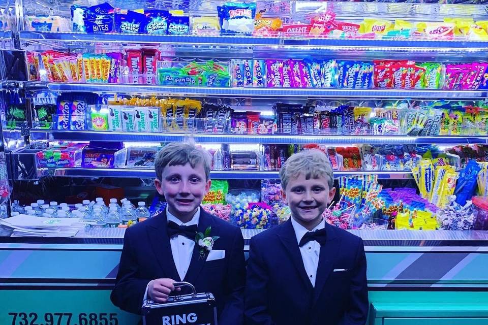 Kids in a candy store