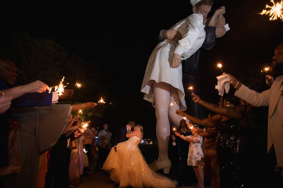 Sparkler send off
