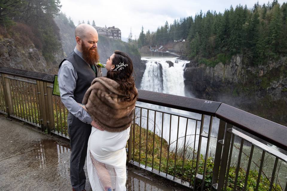 Quiet moment at Salish lodge