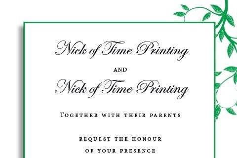 Nick of Time Printing