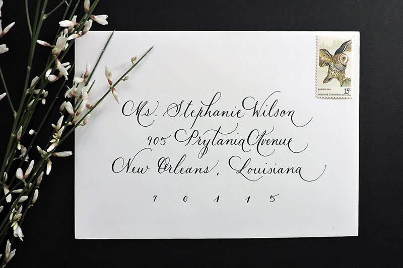 Copperplate Calligraphy Style