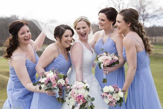 Wedding bouquet for party