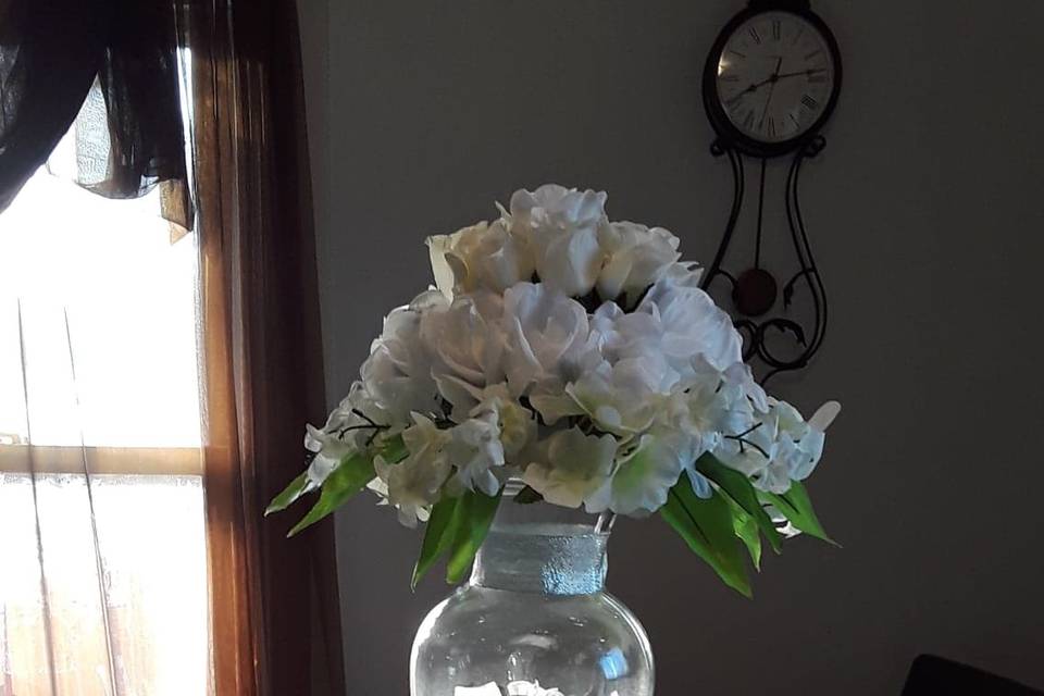 White flowers