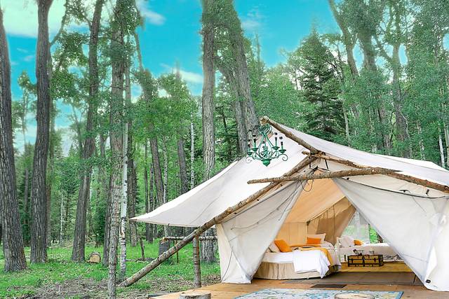 Glamping tents