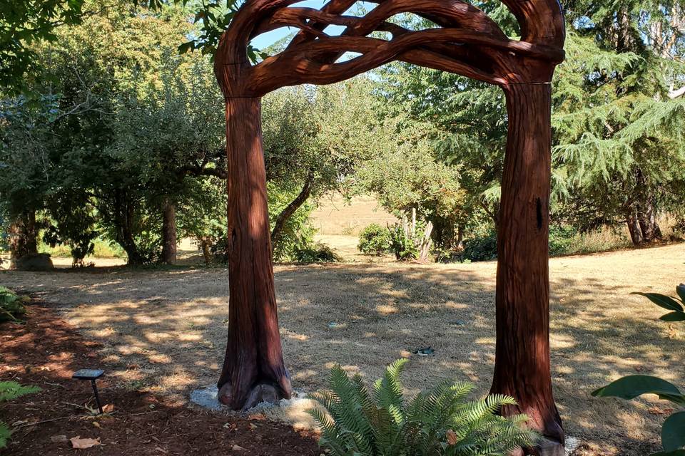 Second Wedding Arch in Forest