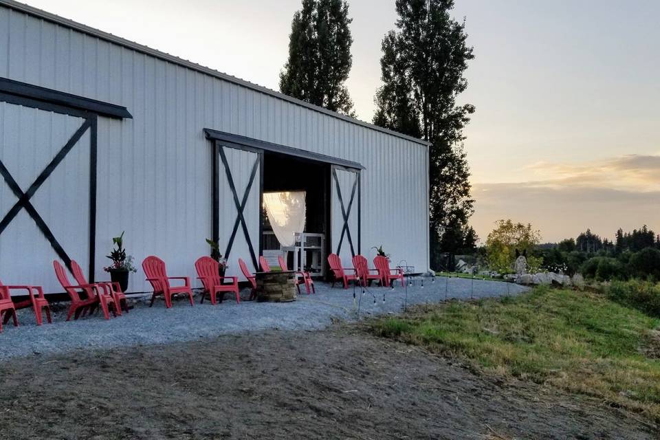 Pavilion Rear Patio Views!