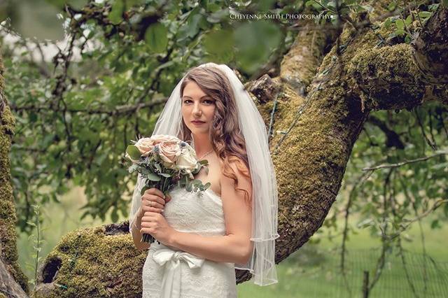 Bride in the Garden