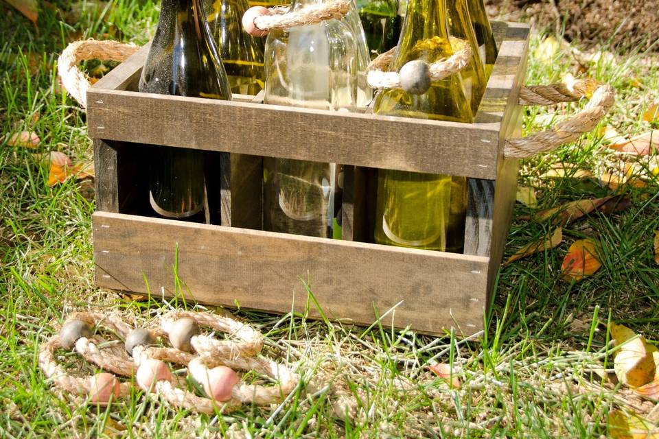 Wine Bottle Ring Toss Lawn Game
