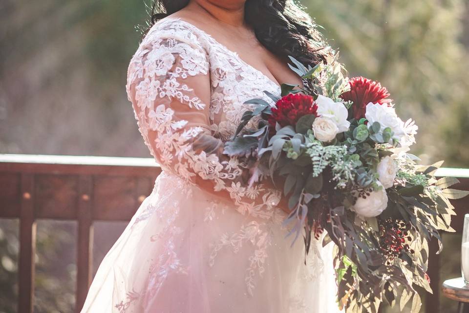 A glowing bride