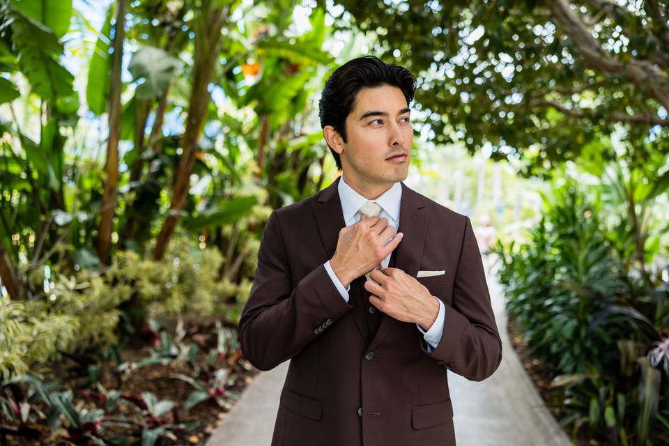 Chocolate Brown Suit!