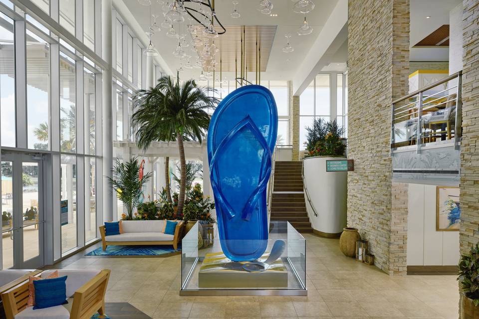 Main Lobby Flip-Flop Statue