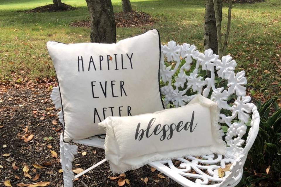 Charming pillows