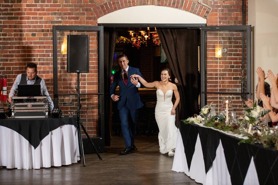 Bride and Groom Entrance