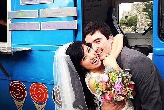 Couple with Zsa's Ice Cream