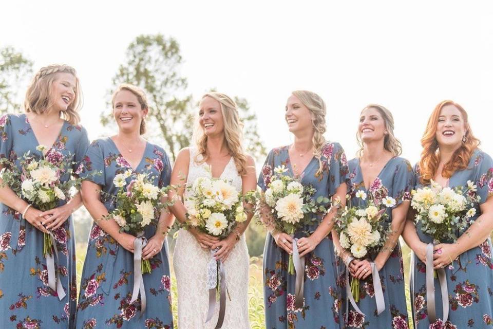 Blues for the bridesmaids