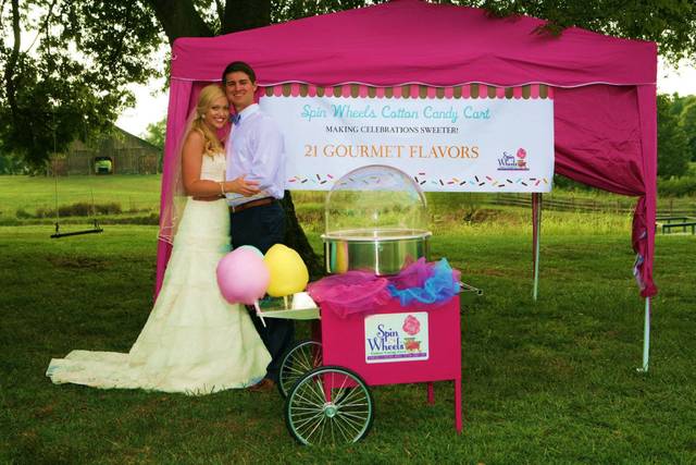 Spin Wheels Cotton Candy Cart