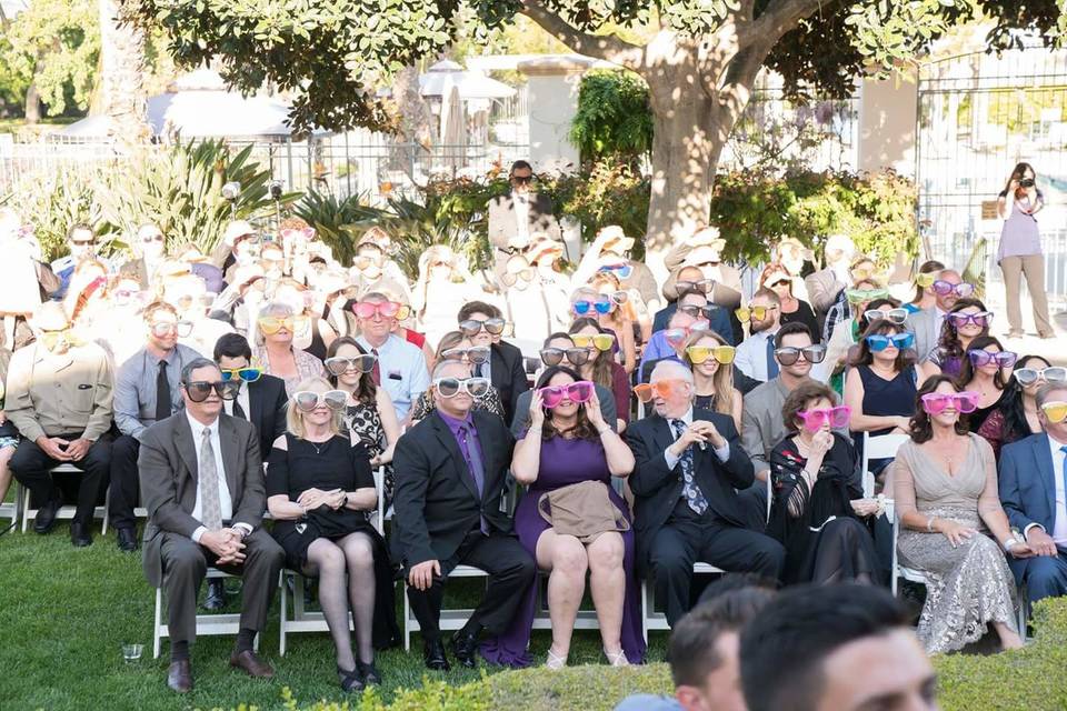 The wedding ceremony