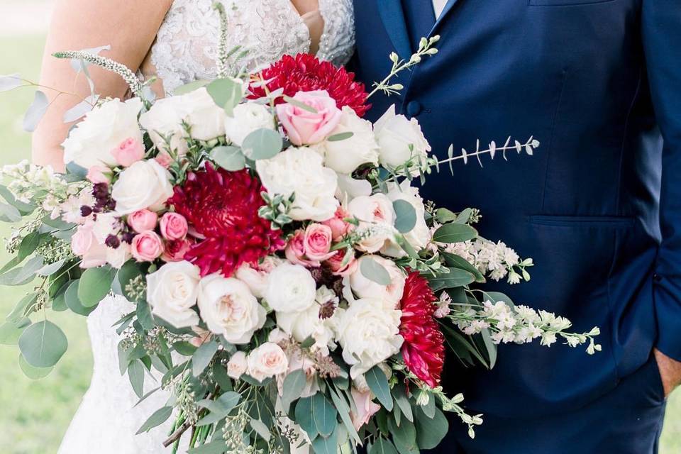 Arch and Bouquet