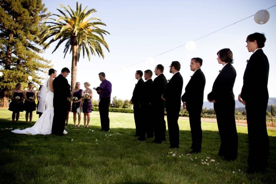 Outdoor ceremony