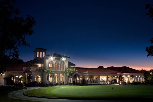 Exterior at night
