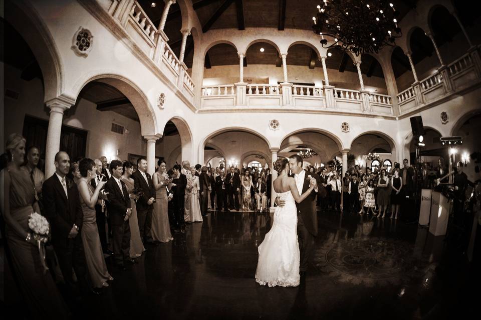 Indoor wedding