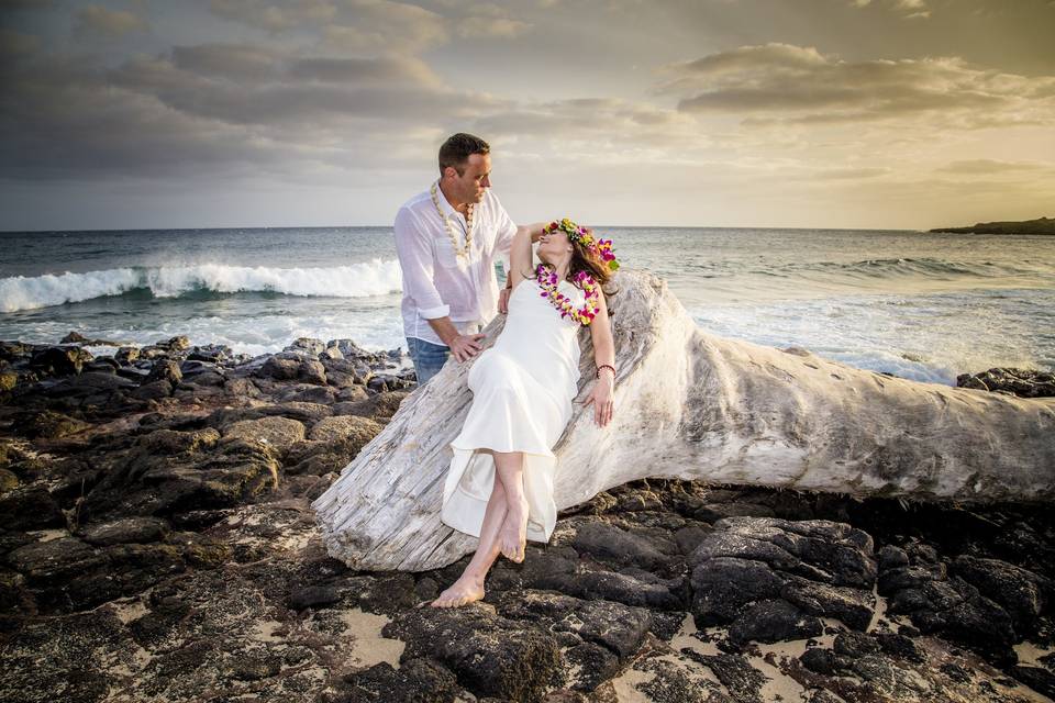Shipwrecks beach wedding