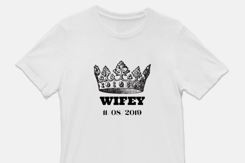 Wifey crown shirt