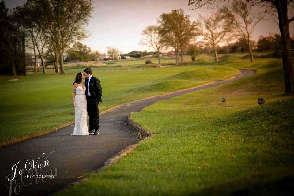 A romantic stroll