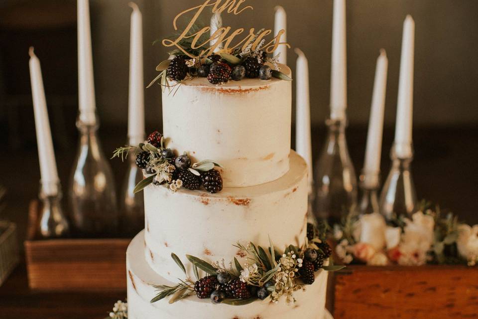 Rustic Naked Cake