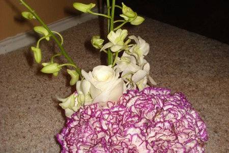Carnation centerpiece