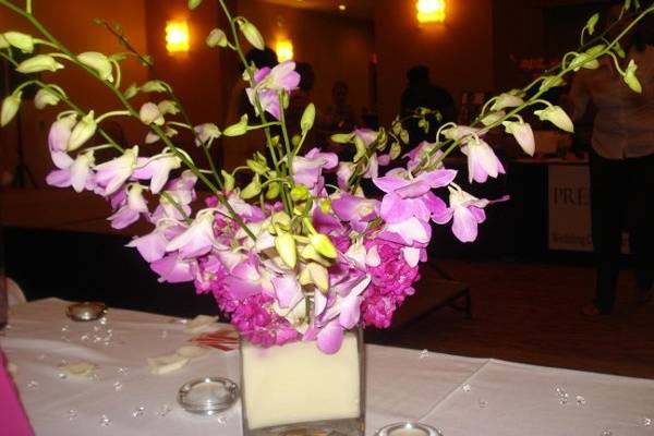 Orchid spray centerpiece