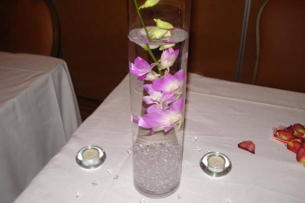 Floating Orchid centerpiece